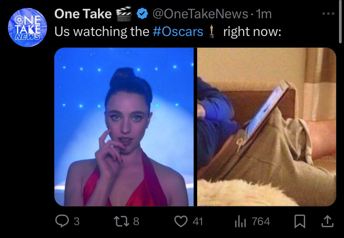 You are shameless. <a href="/OneTakeNews/">One Take 🎬</a>