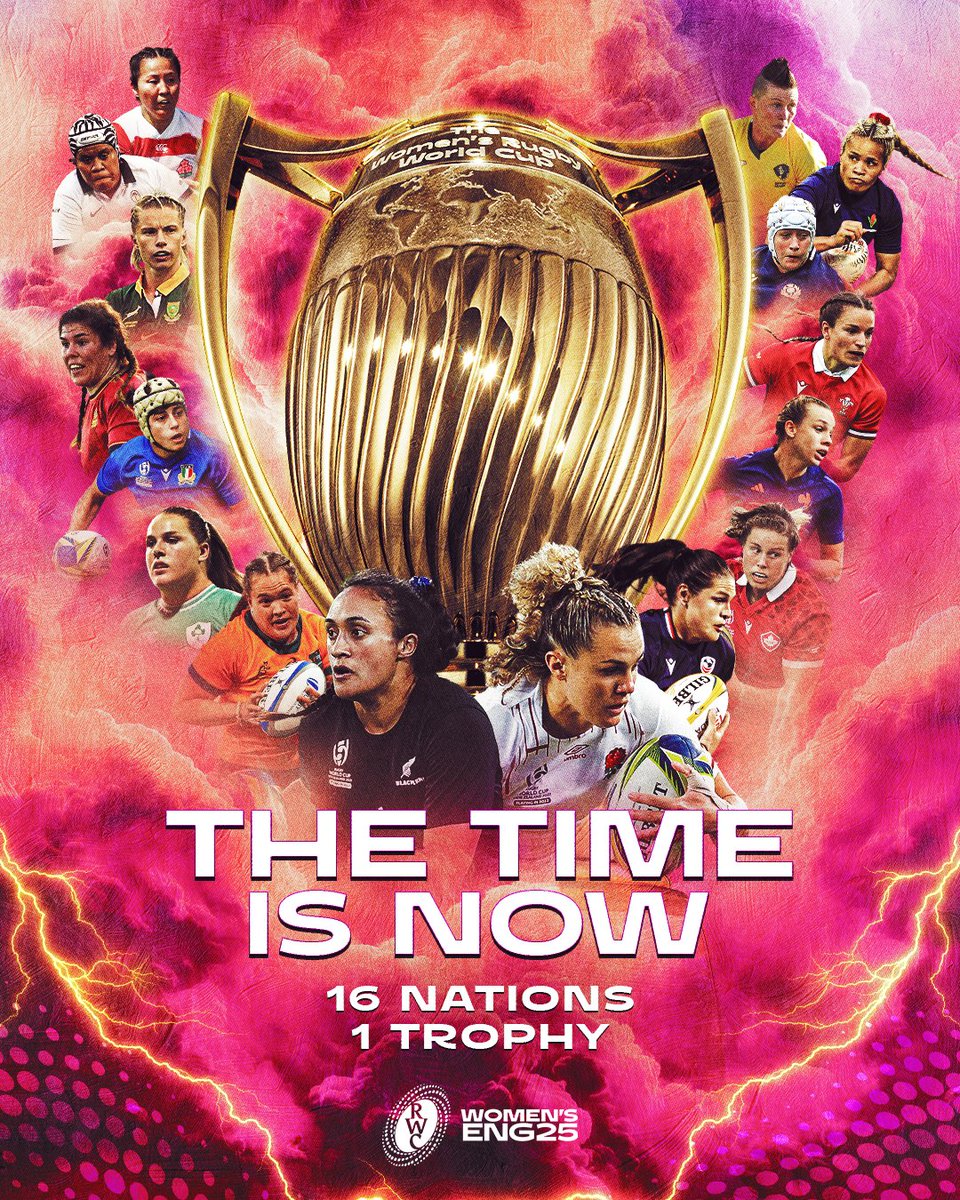 Millions watching. Nations cheering. History in the making 🔥

Today is the day #RWC2025 starts 🙌