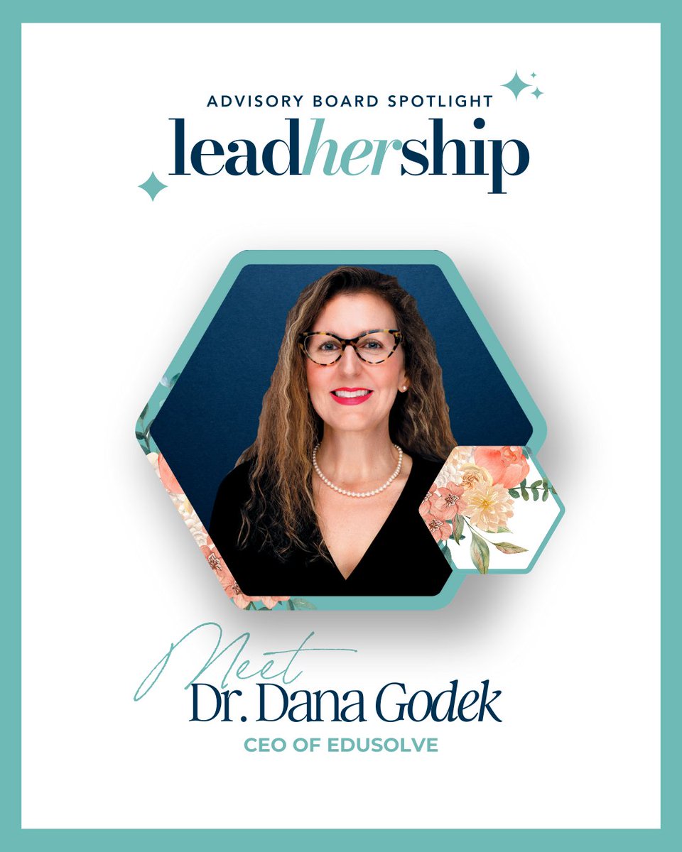daleadhership's tweet photo. Advisory Board Spotlight: Dana Zorovich-Godek
Systems thinker. Strategist. Total education game-changer.

As CEO of EduSolve, she’s reimagining how states + districts serve students—from policy to practice.

#Leadhership2025 #WomenWhoLead https://t.co/Or18ceESaT