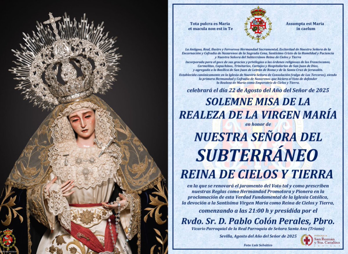 Hermandad de la Sagrada Cena tweet media