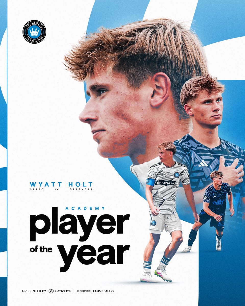 He’s one of our own, he’s set a standard of excellence and his journey is just beginning ⭐️

Congratulations to Wyatt Holt, the Club’s 2025 Academy Player of the Year!