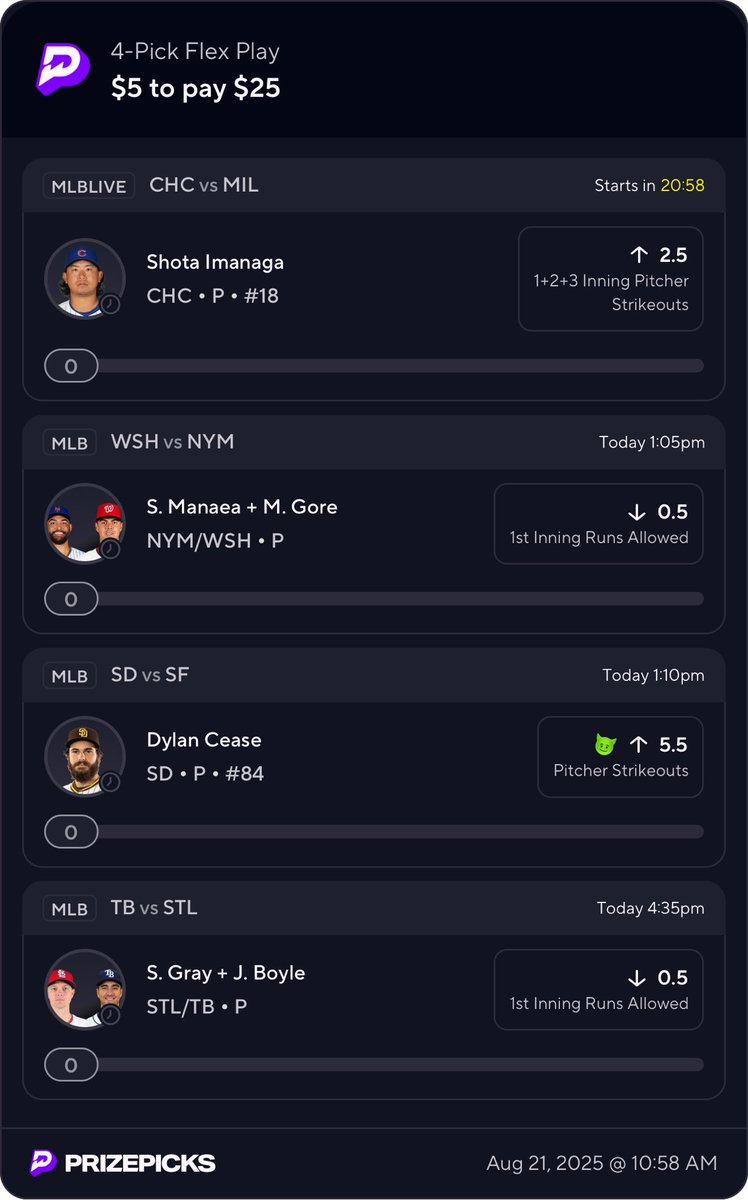 EZPicks12's tweet photo. Protected 5$ slip 🔥 shoutout PrizePicks, this is a fun one 🕺 https://t.co/V7jMoQs10x