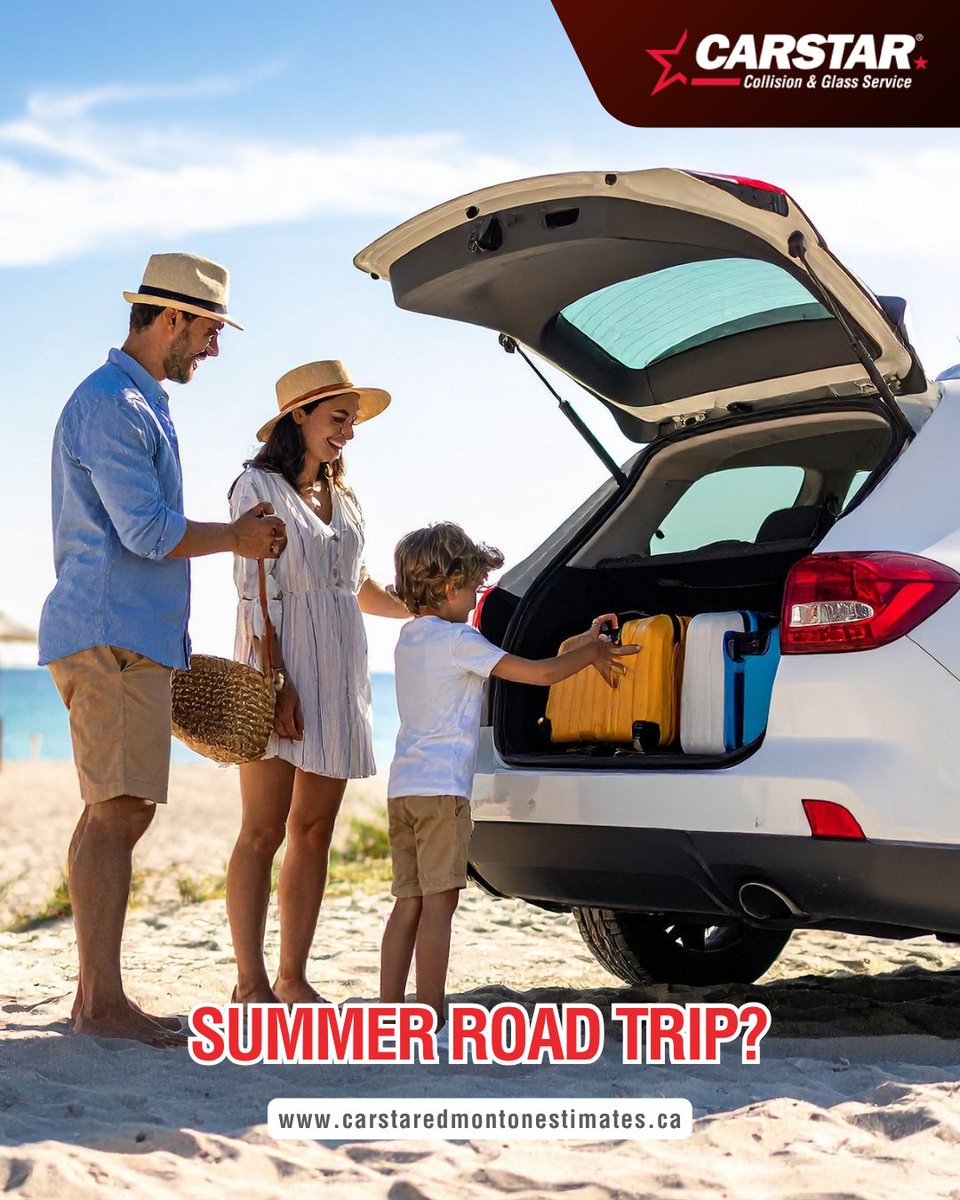 CARSTARYEGNorth's tweet image. Summer road trip? Make sure your vehicle is road-ready. Book a pre-trip inspection.
Need help? Check here: carstaredmontonestimates.ca

#RoadTripReady #VehicleCheck #SummerDrive #CARSTAREdmonton