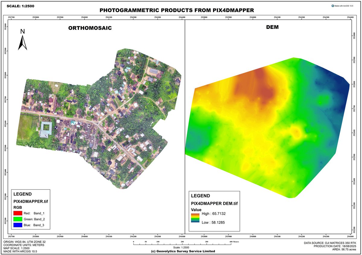 OvoIghoroje's tweet image. 𝙄𝙣𝙩𝙚𝙜𝙧𝙖𝙩𝙚𝙙 𝘿𝙧𝙤𝙣𝙚 𝙈𝙖𝙥𝙥𝙞𝙣𝙜 𝙛𝙤𝙧 𝙎𝙚𝙩𝙩𝙡𝙚𝙢𝙚𝙣𝙩, 𝘼𝙜𝙧𝙞𝙘𝙪𝙡𝙩𝙪𝙧𝙖𝙡 𝙇𝙖𝙣𝙙, 𝙖𝙣𝙙 𝙍𝙤𝙖𝙙 𝙄𝙣𝙛𝙧𝙖𝙨𝙩𝙧𝙪𝙘𝙩𝙪𝙧𝙚
Processed the same dataset using #pix4dmapper #Agisoft Metashape, and #ArcGISPro

For more details
facebook.com/share/p/1B5pi6…