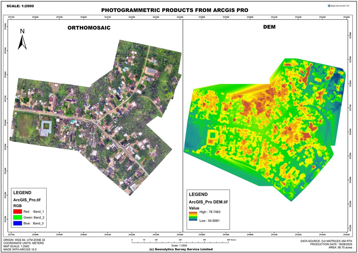 OvoIghoroje's tweet image. 𝙄𝙣𝙩𝙚𝙜𝙧𝙖𝙩𝙚𝙙 𝘿𝙧𝙤𝙣𝙚 𝙈𝙖𝙥𝙥𝙞𝙣𝙜 𝙛𝙤𝙧 𝙎𝙚𝙩𝙩𝙡𝙚𝙢𝙚𝙣𝙩, 𝘼𝙜𝙧𝙞𝙘𝙪𝙡𝙩𝙪𝙧𝙖𝙡 𝙇𝙖𝙣𝙙, 𝙖𝙣𝙙 𝙍𝙤𝙖𝙙 𝙄𝙣𝙛𝙧𝙖𝙨𝙩𝙧𝙪𝙘𝙩𝙪𝙧𝙚
Processed the same dataset using #pix4dmapper #Agisoft Metashape, and #ArcGISPro

For more details
facebook.com/share/p/1B5pi6…