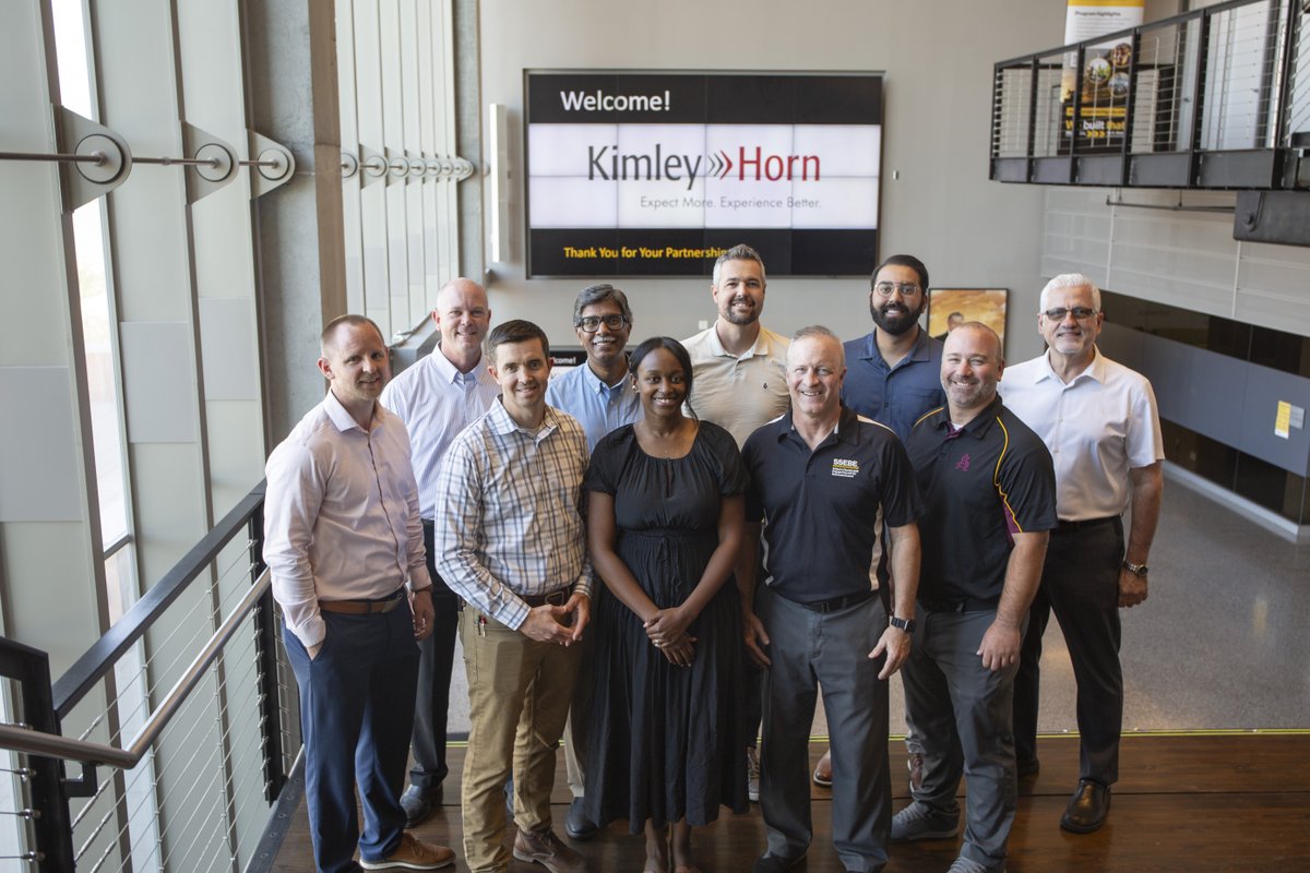 <a href="/SSEBEatASU/">SSEBE@ASU</a> met with <a href="/KimleyHorn/">Kimley-Horn</a> #leaders to explore opportunities to grow our strong #partnership, elevate #engagement in #activities and "reflect our mutual commitment to preparing the next generation of #engineers and builders," says Ram Pendyala, SSEBE director. 🏗️ #ASUAlumni