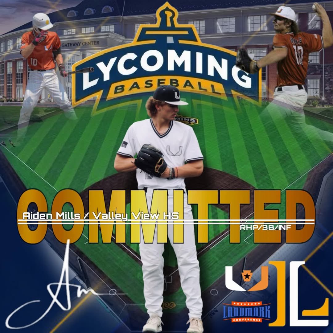 Congratulations to @amills1061 on his recent commitment to Lycoming College! Aiden will play for Coach Oliveri &amp; the Warriors as they compete for a Landmark Conference Championship! Good luck to Aiden &amp; his family at Lycoming! 

#UFAM