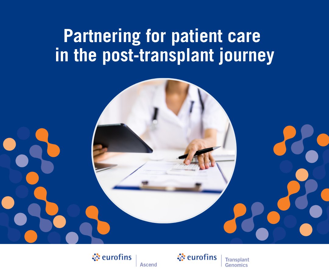 Managing patient coverage just got easier.

We’ve partnered with our sister company, #AscendClinical, to offer a comprehensive program that fully supports coverage and billing as part of a streamlined Continuum of Care.

Learn more: eurofinstransplant.com/continuum

#Eurofins #PatientCare