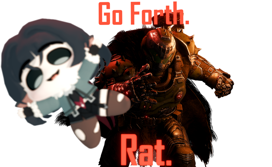 The Slayer has casted his trump card. the mighty RAT (Sorry for the double ping to both mentioned, had some issues with the file format)

Model by: <a href="/AustinThe_Bear/">AustinTheBear</a> 

Chibi Jane design by: <a href="/O2H2_OH4/">오투🧸🎀/ 2일페 C04</a>
