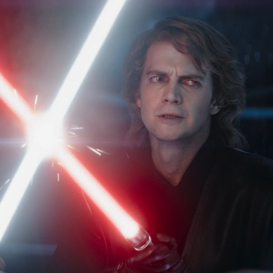 The Jedi Knight.                          The Sith Lord.