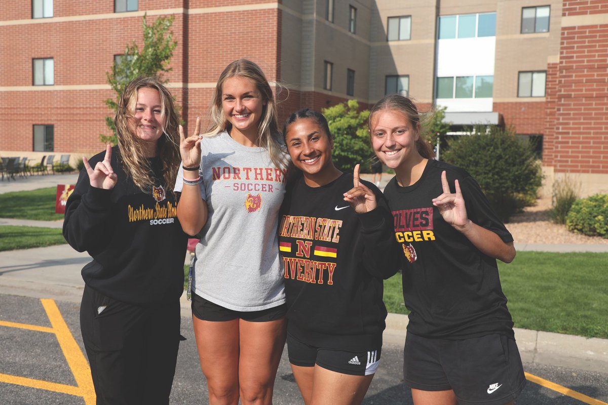 NorthernStateU's tweet photo. Move-In Day is tomorrow, Friday, Aug. 22! 🐺
Our Wolves are coming home, and we can’t wait to see campus buzzing again.
Don’t forget to wear maroon to help give students a warm welcome!
#NorthernStateU #GoWolves #ExperienceNorthern https://t.co/fheBNmOP9C