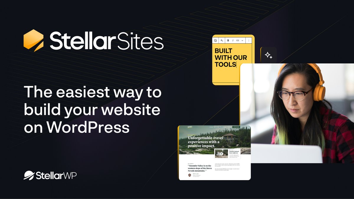 Efficiency is key. 🚀 StellarSites takes the hassle out of combining hosting, themes, and plugins, with SolidWP security, backups, and site management built into its plans. 
Discover a smarter way to build 👉 stellarwp.com/stellarsites/
#SolidWP #StellarSites
