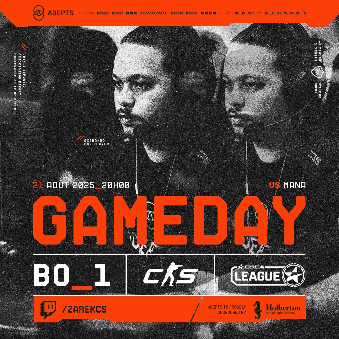 C'est l'heure du dernier match de la semaine !🔥Objectif, reprendre le titre d'équipe française n°1 en
@ESEAMain😎
🆚<a href="/MANAeSports_/">MANA eSports</a>
🎙️<a href="/ZaReKCS2/">ZaReK 📸🎙️</a> - ttv/zarekcs