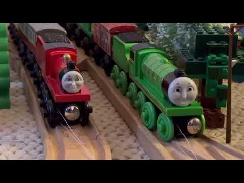 #Sodorgust 2025
Day 21 - Books
James was pulling passengers to Wellsworth to the reveal of the new Railway Series book when he passed Henry.