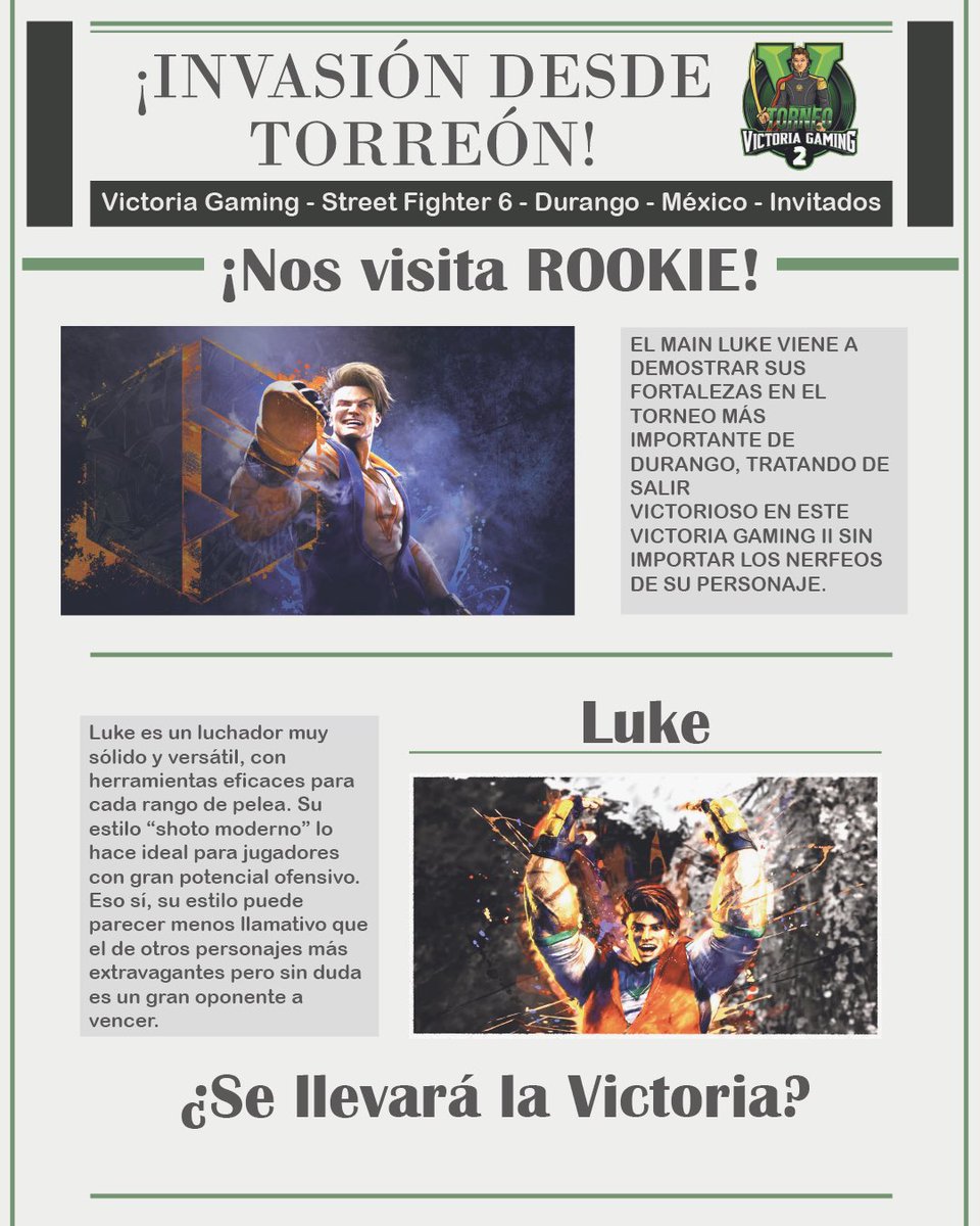 Invitado de Street F6🤝

Rookie!!!

El top de Torreón viene a demostrar su nivel en la categoría Street F6

Será capaz de llevarse la victoria este próximo 23-24 de agosto? 💚