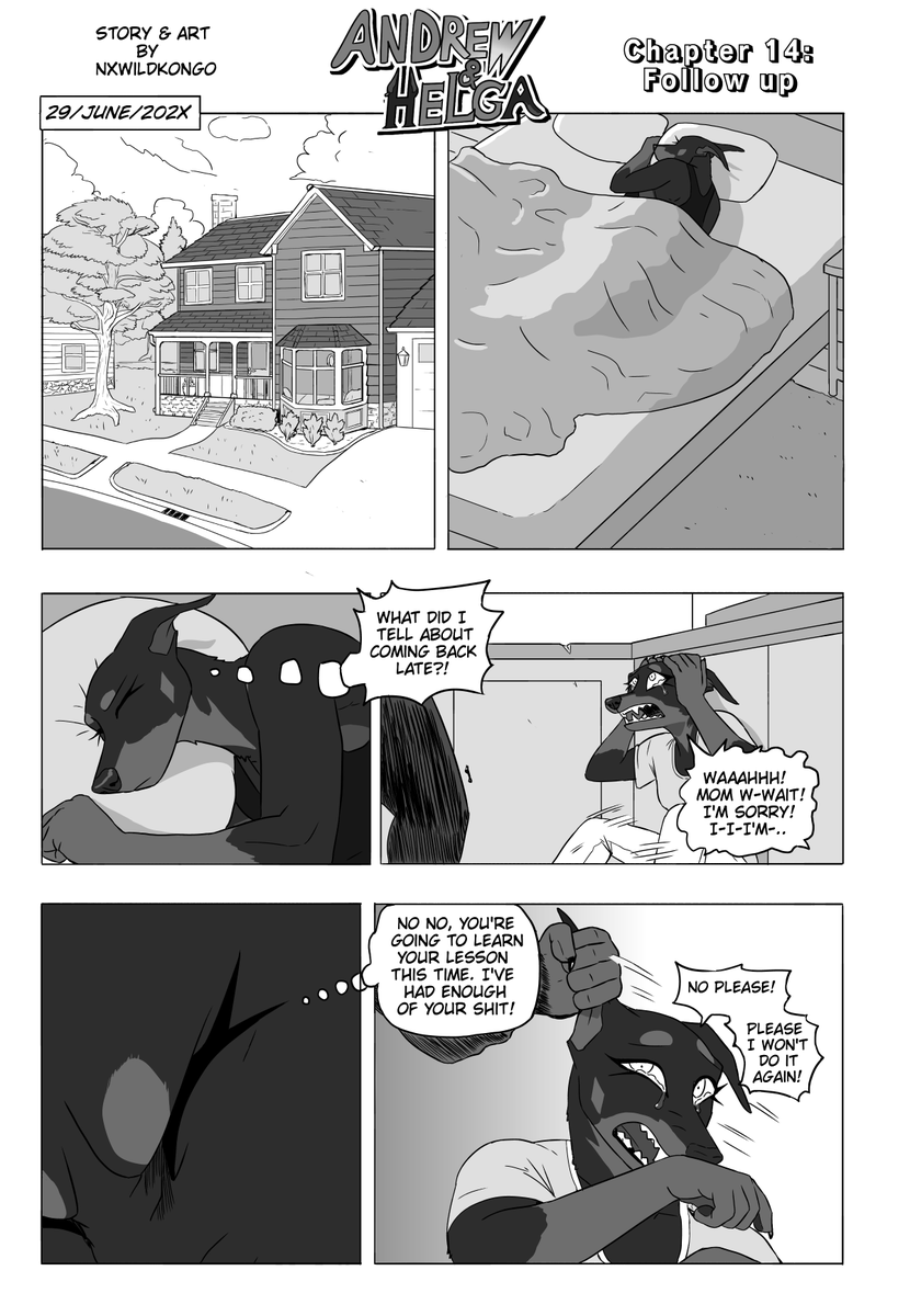 NX_WildKongo's tweet photo. Andrew and Helga chapter 14:
Follow up (1/6)
other places to read:
Wetoons:
https://t.co/8nwzk8P1up
Globalcomix (For page turn feature):
https://t.co/J1vo7hhKNH https://t.co/Z8WeVbWMhO