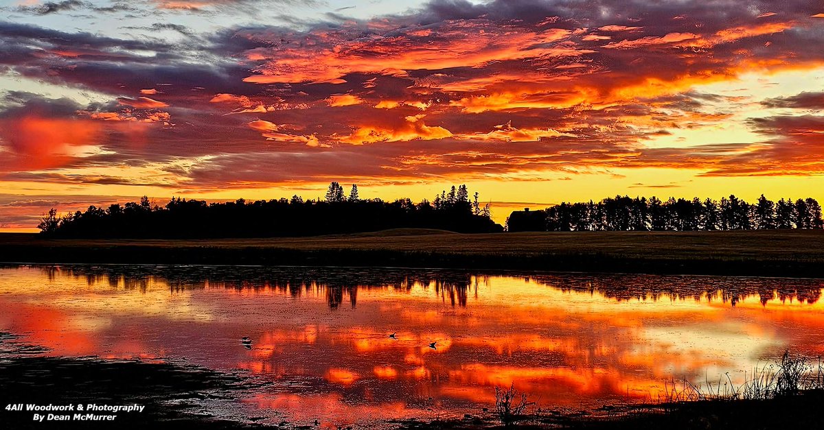Deanorocks1111's tweet photo. A beautiful Sunrise this morning in Wetaskiwin AB County , @weathernetwork  @weatherchannel  @GlobalEdmonton @NatureCanada  @NatGeo https://t.co/wzvUCHen6r