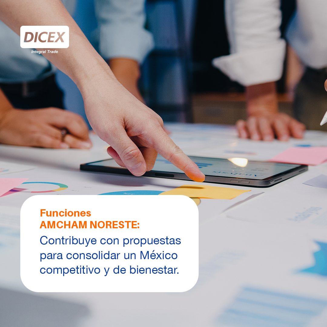 La Cámara de Comercio de Estados Unidos en México Capítulo Noreste está enfocada en fomentar las relaciones económicas y culturales entre ambos países 🇲🇽🇺🇸 así como en proteger los intereses de sus miembros en la esfera de negocios.