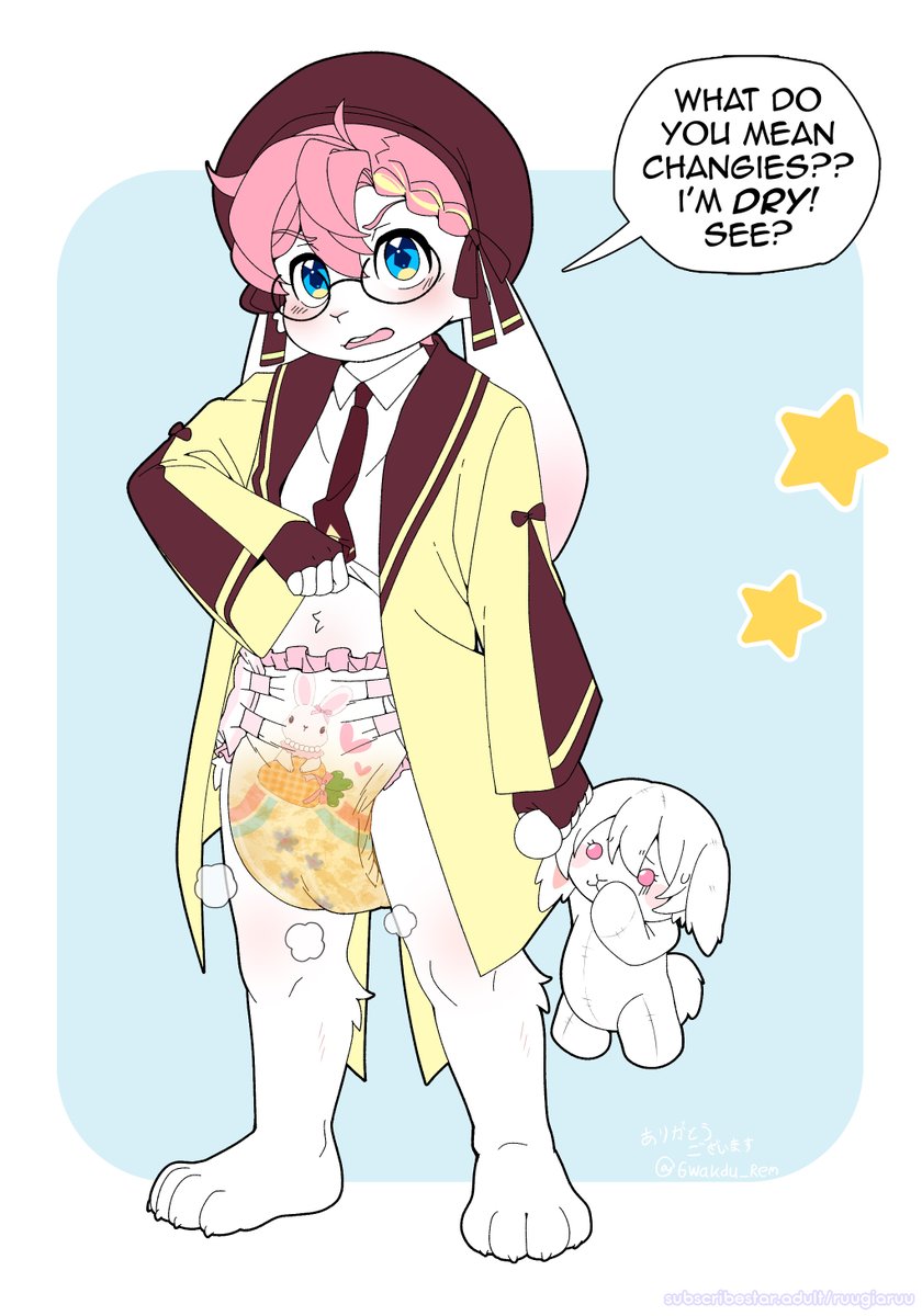 Yes, very well dry, now get into the changing table!

This YCH will be opened soon~ Stay tune!