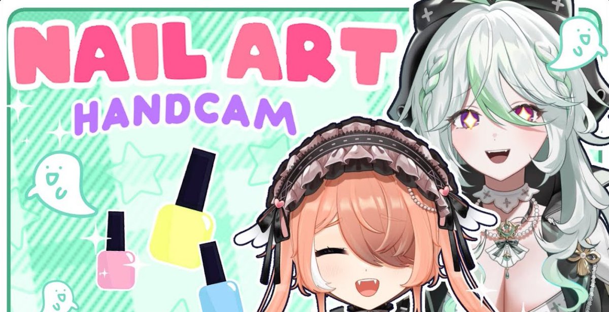 🎭👻･♡┈┈┈┈┈┈┈┈┈┈♡･🎭👻
TODAY TODAY TODAY~!
Pillow is gonna be showing me how she does nails today uUUuuuUUUUU i'm so excited!!!
【8.21 | 4 PM PDT】
🎭👻･♡┈┈┈┈┈┈┈┈┈┈♡･🎭👻