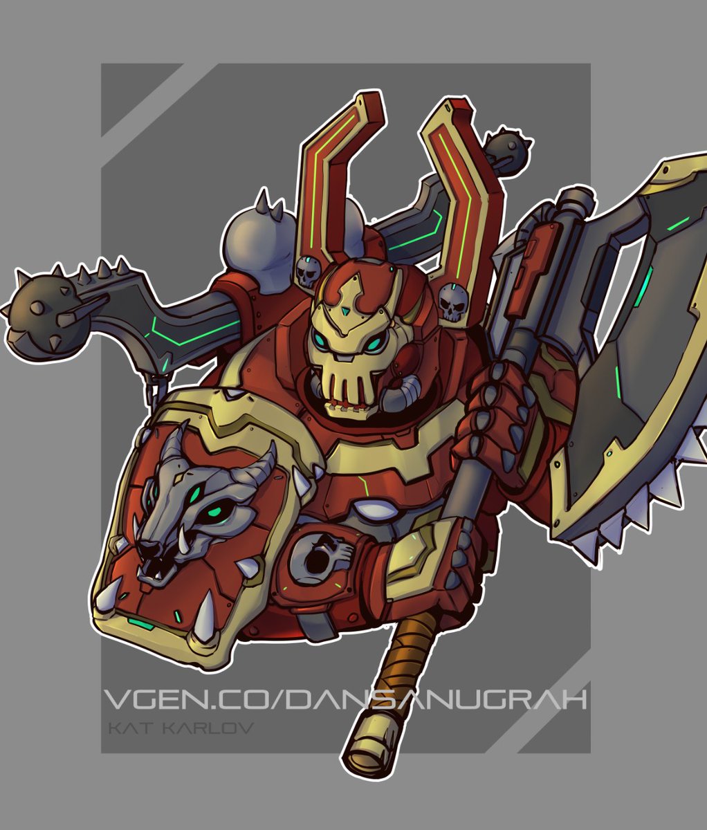 Dansanugrah's tweet photo. war hammer 40k commission on vgen by kat karlov

#vgen #vgencode #VGenComm #mecha https://t.co/TYcuH42nDh