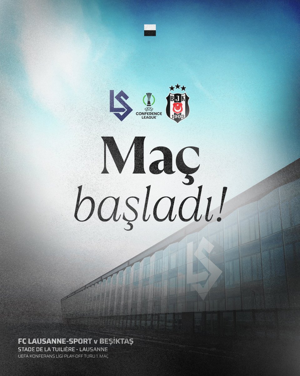 Maç başladı, haydi Beşiktaş! 🦅

⬛⬜