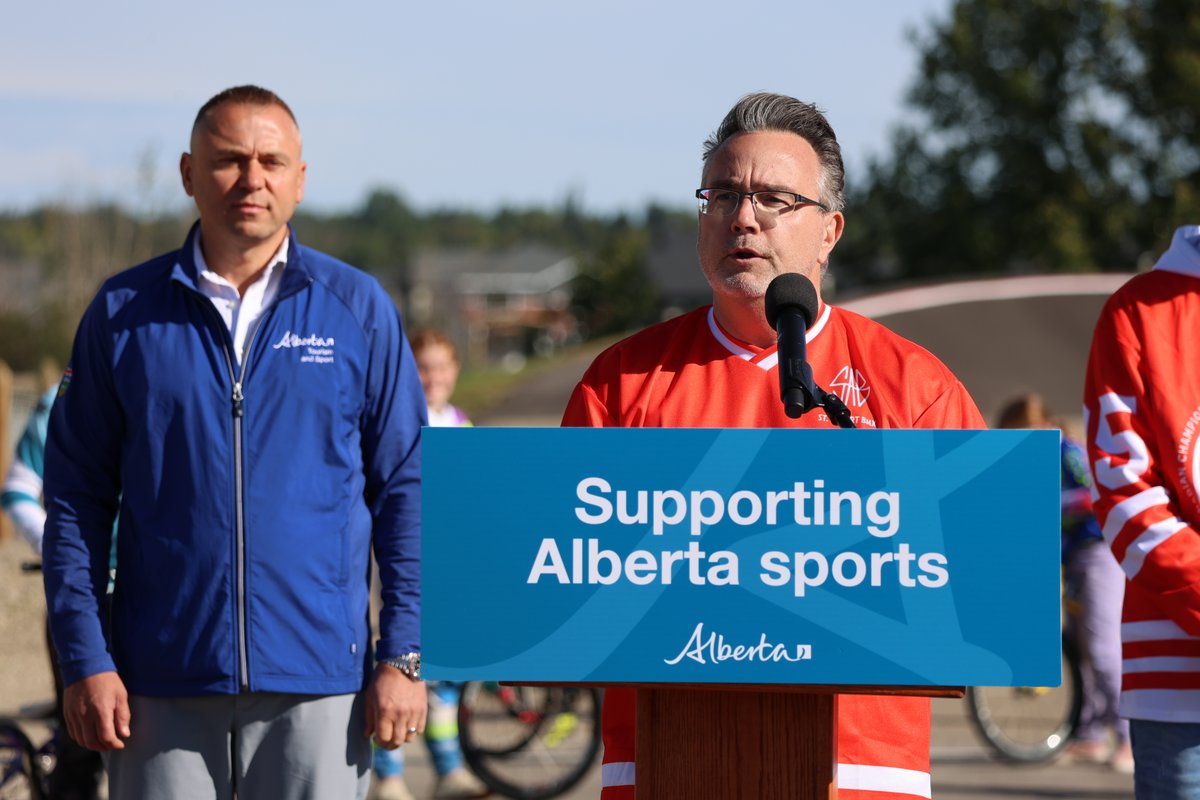 United Conservative Caucus (@ucpcaucus) on Twitter photo It'll be thrills and spills in St. Albert as they get set to host over 800 riders for the 2025 Canadian National BMX Championships, taking place Aug. 23-24!
Ministers <a href="/AndrewBoitchenk/">Andrew Boitchenko</a> and <a href="/DaleNally_AB/">Dale Nally</a> were on hand earlier today to announce over $55,000 to support the event. It'll be thrills and spills in St. Albert as they get set to host over 800 riders for the 2025 Canadian National BMX Championships, taking place Aug. 23-24!
Ministers <a href="/AndrewBoitchenk/">Andrew Boitchenko</a> and <a href="/DaleNally_AB/">Dale Nally</a> were on hand earlier today to announce over $55,000 to support the event.