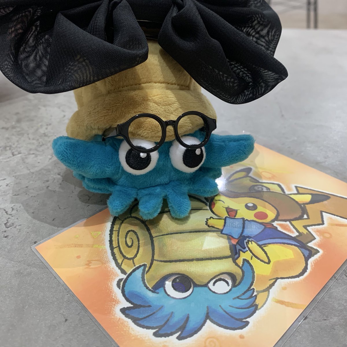 kana_kong8928's tweet photo. ポケモン化石博物館へ行ったときのオム🥰
実物大、大きかったです。

オムも大きいリボンを付けて対抗していたｳﾎｯ https://t.co/ku30C6ILre