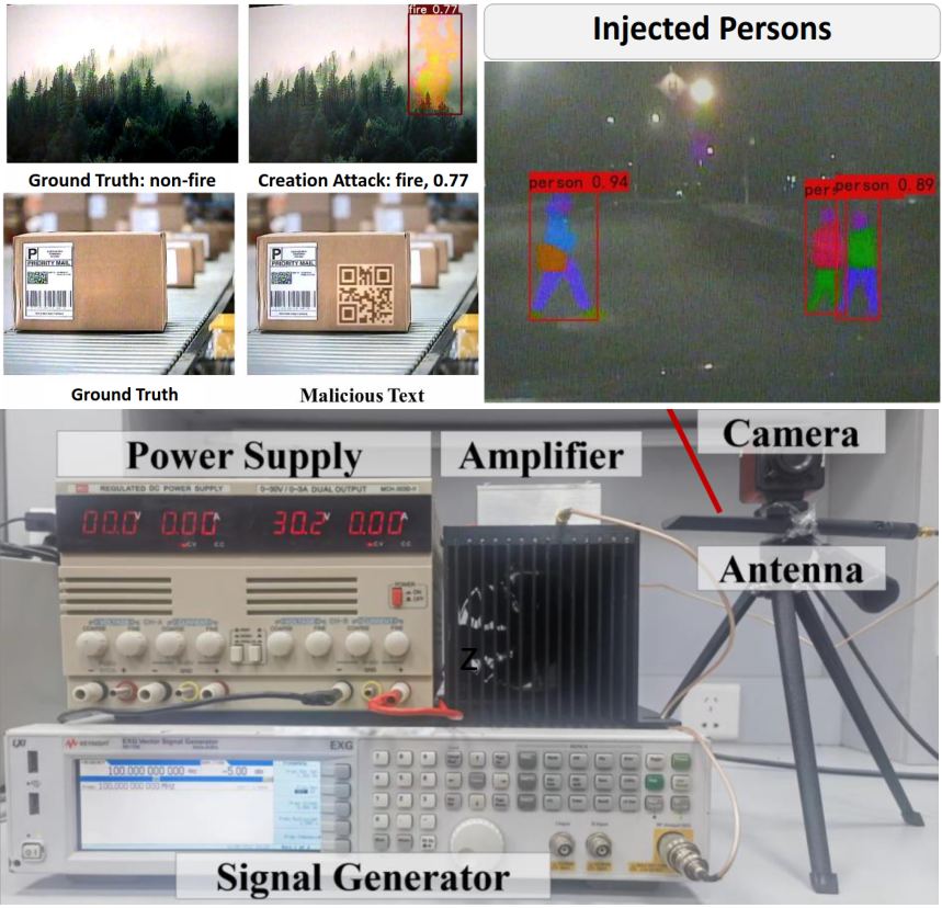 Injecting (or hiding) fire, barcodes, or humans into CCD cameras with electromagnetic shots. 📷 💉🌲🔥🌲

More details on:
LinkedIn: linkedin.com/posts/dlaskov_…
Substack: it4sec.substack.com/p/injecting-or…