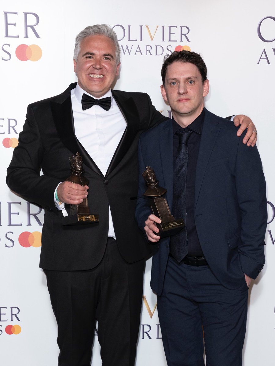 TCCOBBmusical's tweet image. Congratulations to @JethroCompton and @MusicDJC who have been nominated for Best Creative West End Debut in @TheStage Debut Awards 2025!🌙⏳