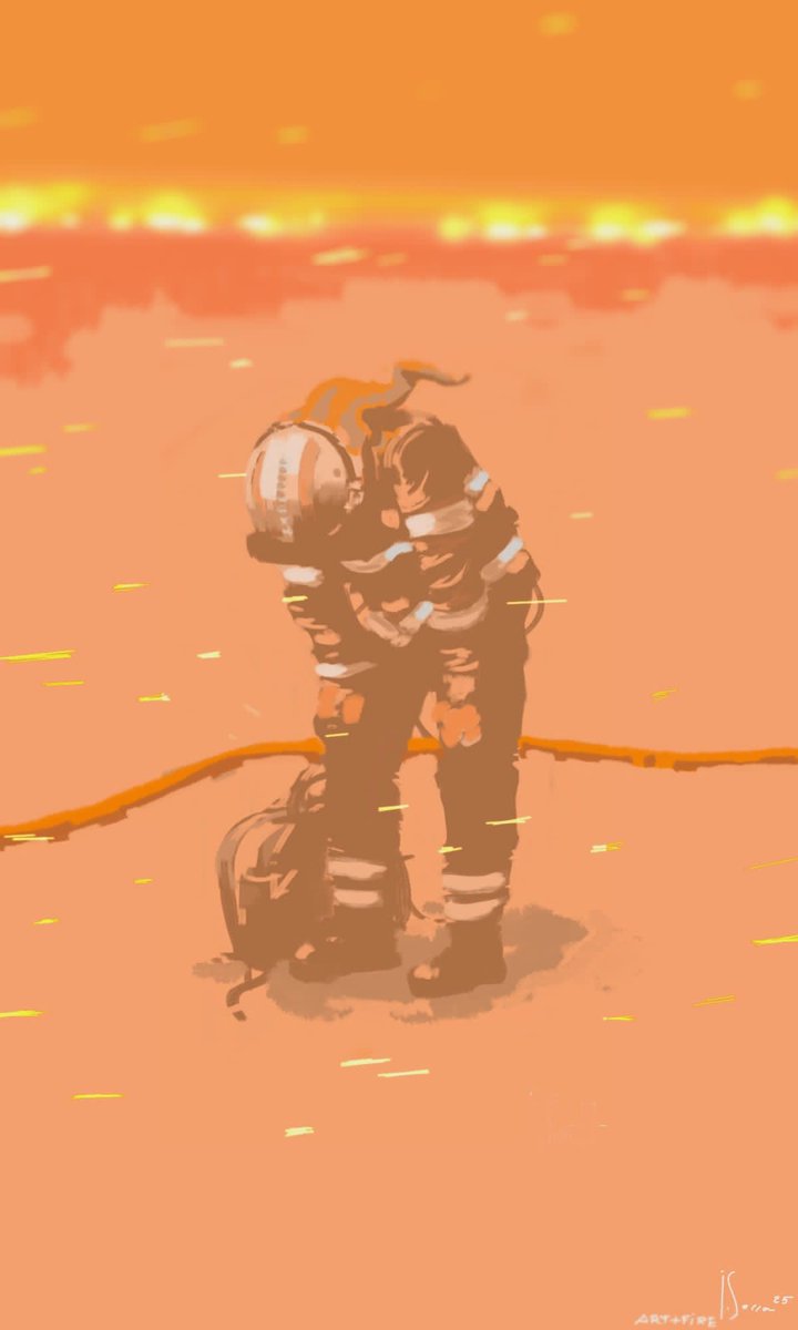 Homenaje que me manda mi gran amigo <a href="/serra_josep/">josep serra tarragon</a> para todos los compañeros que se han dejado literalmente la vida y la piel intentando apagar los IF que estamos sufriendo.
Gracias amigo por tu empatía y cariño.
#BomberosForestalesHastaLasCenizas