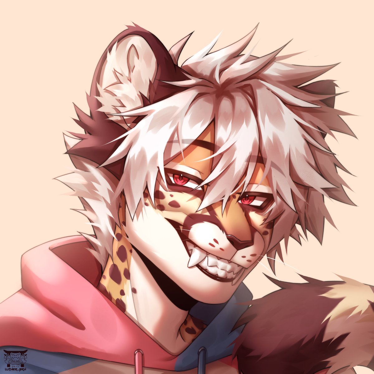 for <a href="/joka_mina/">Joka / Takeo 🍉🍀</a> 
#furryart #furryartist