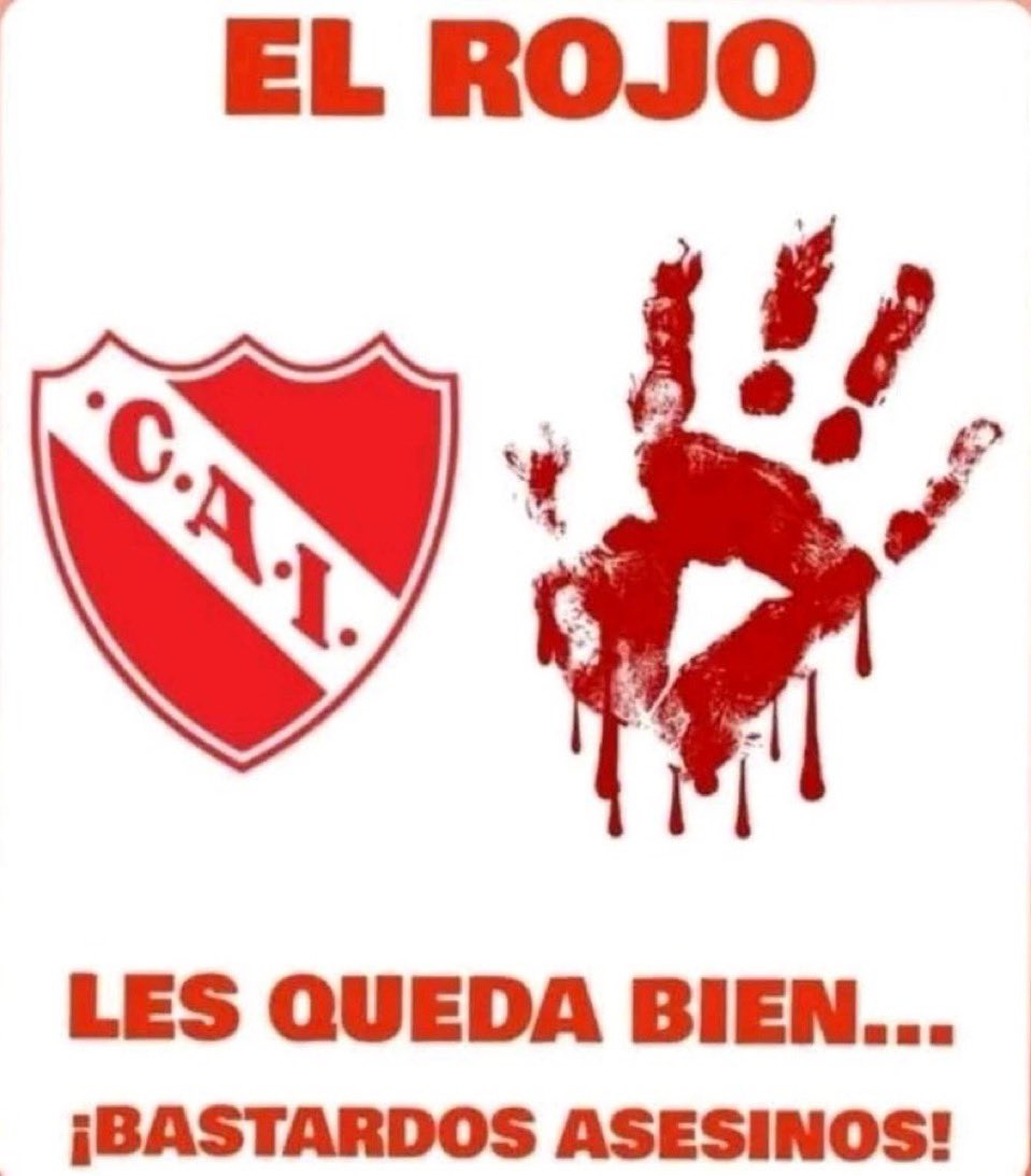 psicopattonlogy's tweet photo. @Independiente https://t.co/TuVQ8N0Xac