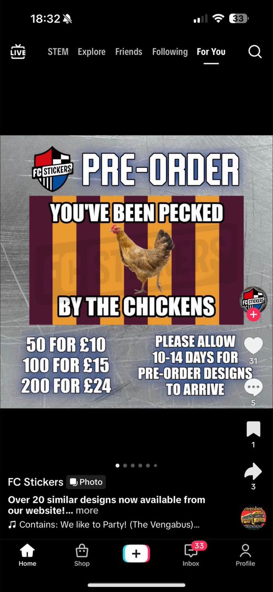 Chris (@dizzyuptheguy) on Twitter photo Wow what a c**t move this is. Not their design and theyβve tried to even put their own mark on it.
City fans please do not buy this. This is actually originally by <a href="/allmoshnopit/">Tom π¦ (P)</a> not these guys.
#bcafc Wow what a c**t move this is. Not their design and theyβve tried to even put their own mark on it.
City fans please do not buy this. This is actually originally by <a href="/allmoshnopit/">Tom π¦ (P)</a> not these guys.
#bcafc