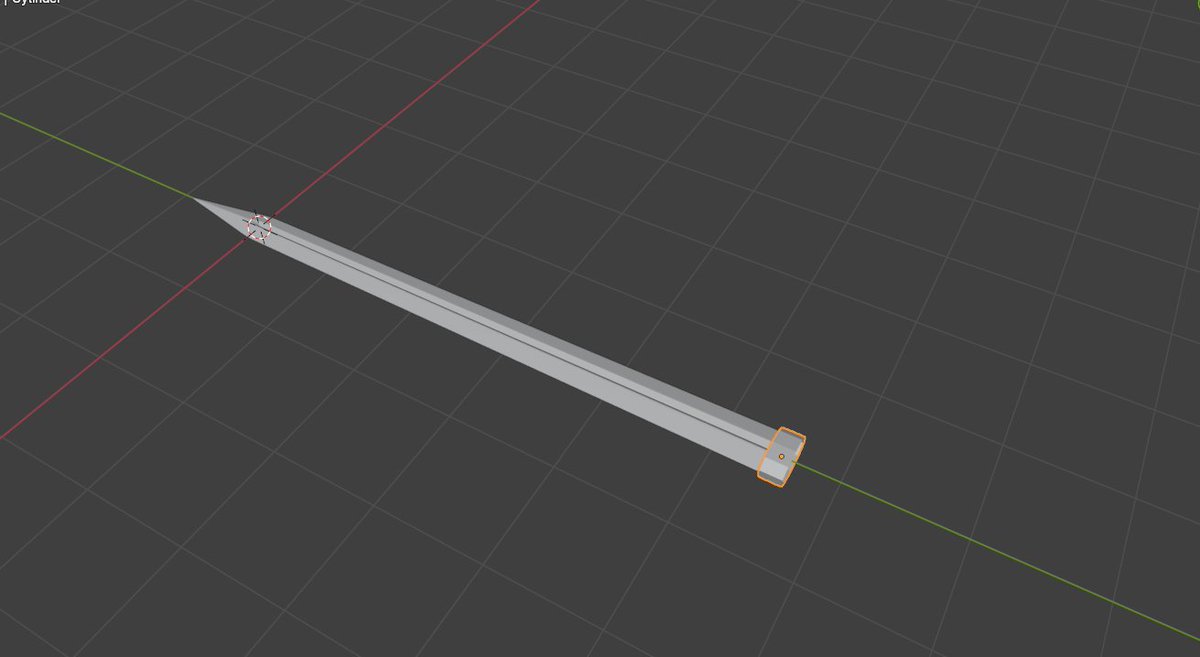 nickssgreen's tweet photo. Work in Progress ⚔️ Just started shaping the blade for my upcoming 3D sword animation in Blender. Slowly pushing towards realism with each step. #Blender3D #3DArt #SwordDesign #GOT #JonSnow https://t.co/ojmH1porpm