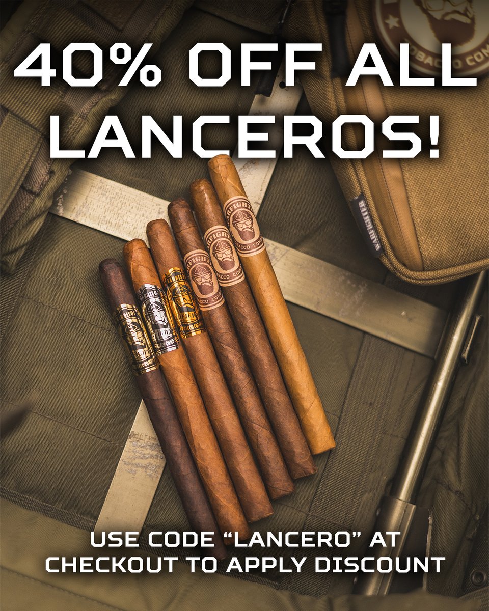 WarfighterCo's tweet photo. 📷❗️40% OFF ALL LANCEROS❗️If you have never tried our Lanceros, you won't have a better time than now to change that! Use code "LANCERO" at checkout to apply discount. https://t.co/xulgsnyOMd