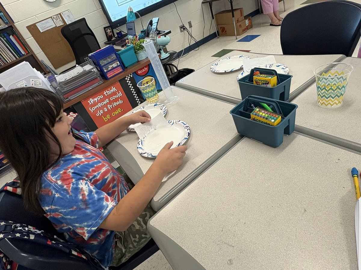 5th graders did their first middle school experiment today! #wearecucps #teamcms