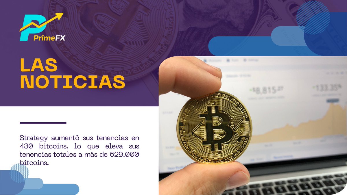 TritonFA's tweet photo. 📈 ¡Strategy realiza una gran compra! 🚀 ¡Adquiere 430 Bitcoins, elevando su tenencia total a más de 629,000!
🔥 La compañía Strategy (anteriormente MicroStrategy) anunció recientemente la adquisición de 430 Bitcoins por un valor aproximado de $51.4 millones, con un https://t.co/Tu5mtfOw5B