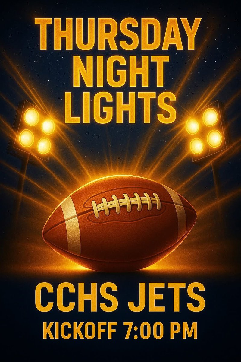 ✨ Tonight’s THE NIGHT! Make sure to come out and support our boys and blue as they take the field! Let’s make sure to FILL THE STANDS🏈BE LOUD📣BE PROUD and show our #JetPride✈️ #fn5gl #fn5glsweepstakes