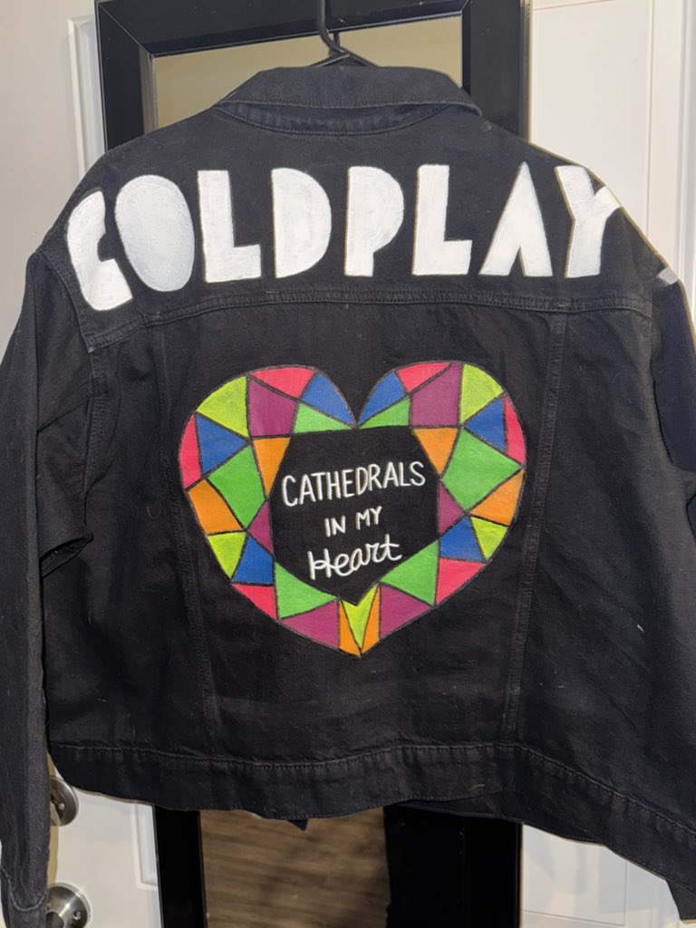 Chelsea Vanessa Hernandez (@_chelsvane) on Twitter photo Coldplay jacket, ready for Wembley tomorrow night! <a href="/coldplay/">Coldplay</a> <a href="/coldplayaccess/">Coldplay Access</a> <a href="/coldplayxtra/">ColdplayXtra</a> 🩷❤️🧡💛💚🩵💙💜 #MusicOfTheSpheres #Coldplay #ColdplayWembley Coldplay jacket, ready for Wembley tomorrow night! <a href="/coldplay/">Coldplay</a> <a href="/coldplayaccess/">Coldplay Access</a> <a href="/coldplayxtra/">ColdplayXtra</a> 🩷❤️🧡💛💚🩵💙💜 #MusicOfTheSpheres #Coldplay #ColdplayWembley