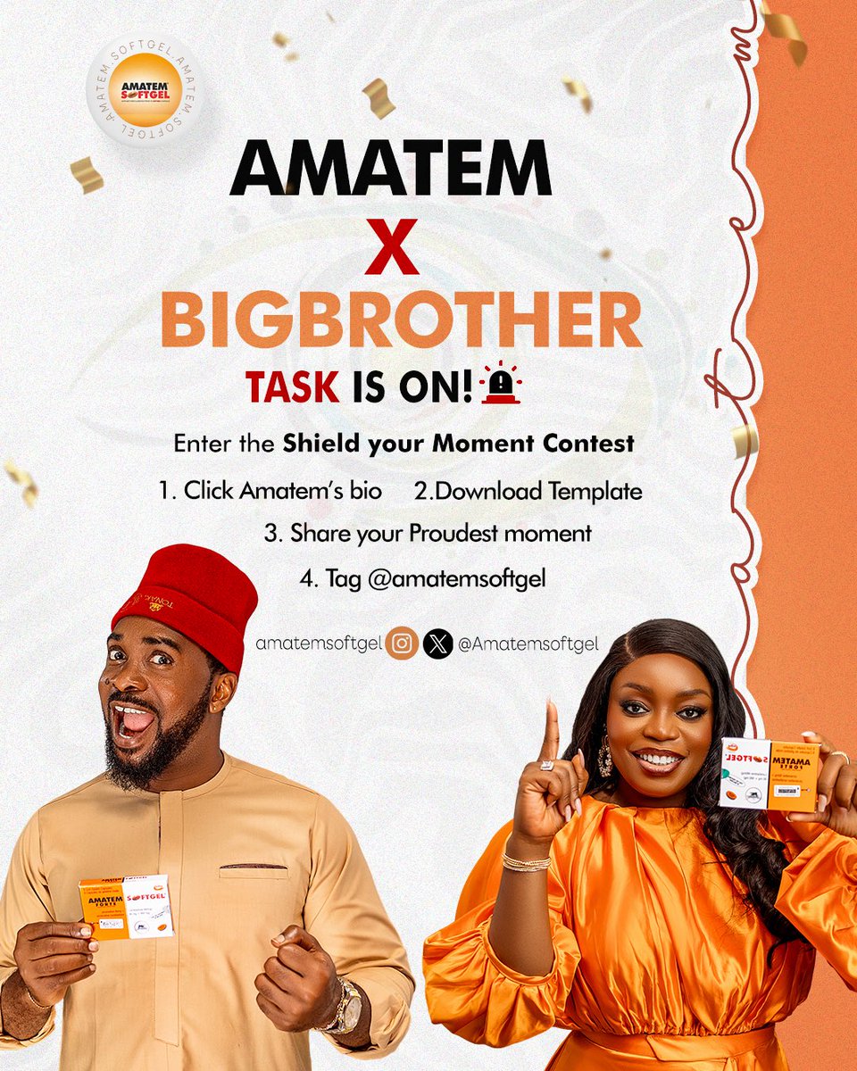 uzorarukwe's tweet image. Guys!! The @amatemsoftgel X @bigbrothernaija task is LIVE!
Who else is watching? Can you spot your Odogwu’s face in the background of the arena? 

Go watch &amp;amp; follow @AmatemSoftgel 
Lots of prizes to be won! I’ll be watching your entries 👀

#Amatem #OnlyTheBest #AmatemXBBNaija