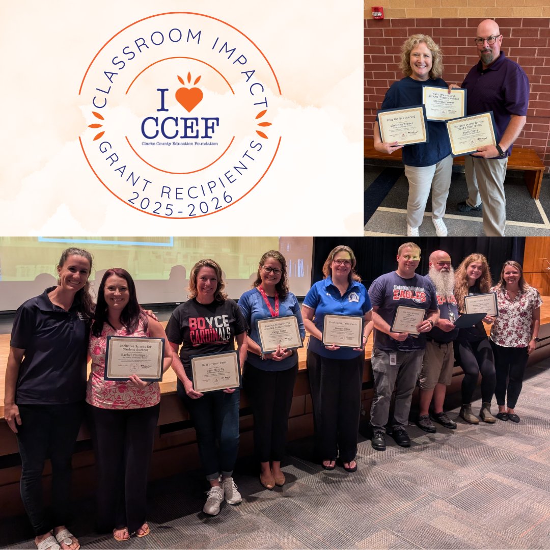 Clarke County Education Foundation tweet media