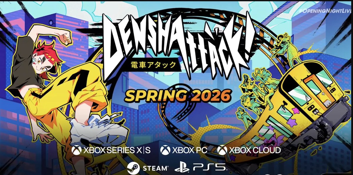 GamikaGames's tweet image. Denshattack!: el nuevo juego de trenes y acrobacias de @Undercoders
llegará en 2026 a PC, PS5 y Xbox Series X/S con Game Pass día uno. buff.ly/DXaaDOh
