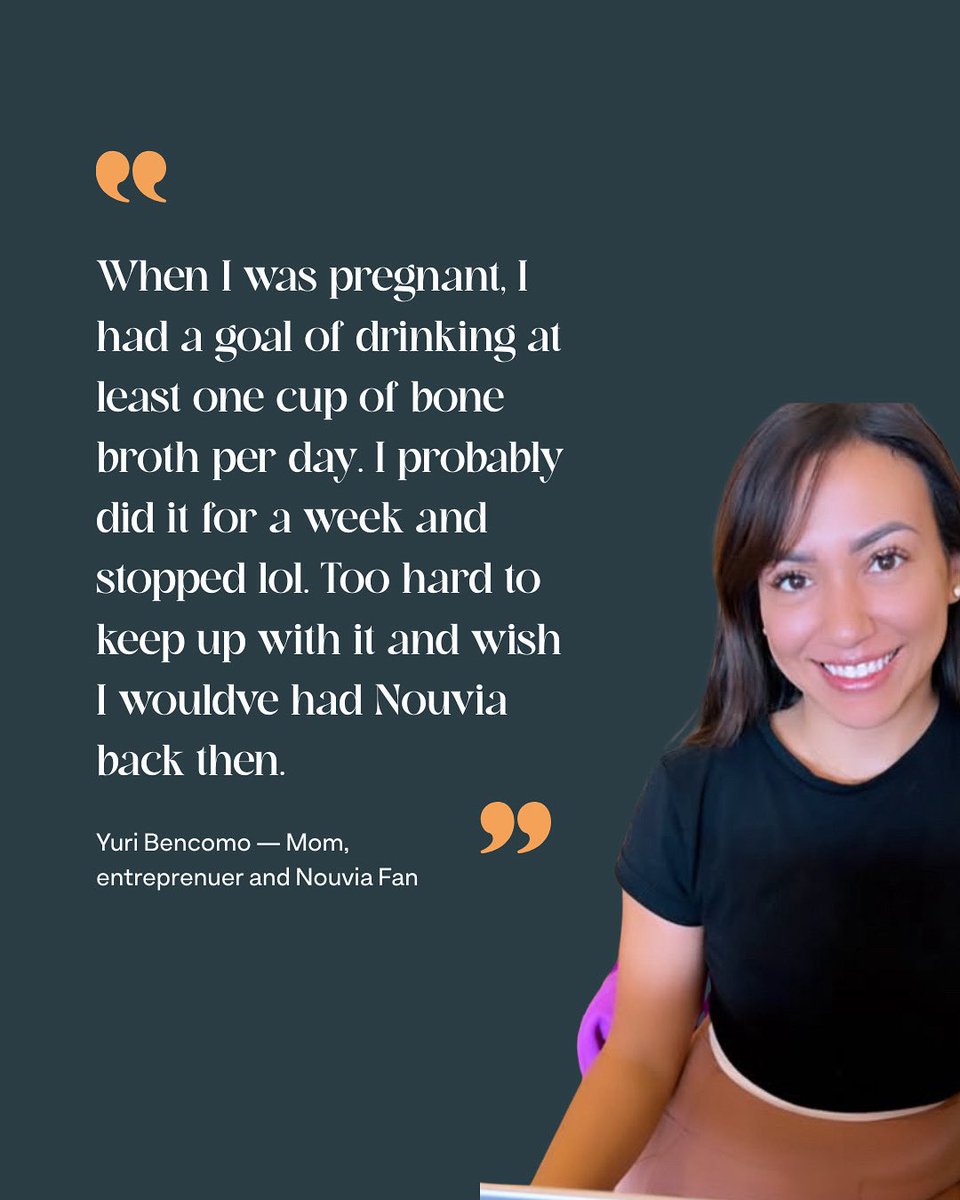 nouviasnacks's tweet image. If you’ve tried Nouvia, what’s your favorite part? 

We’d love to hear. 🧡

#MomLife #ProteinOnTheGo #HealthySnacks #PrenatalNutrition #CleanEating #BusyMomFuel #WholeFoodProtein