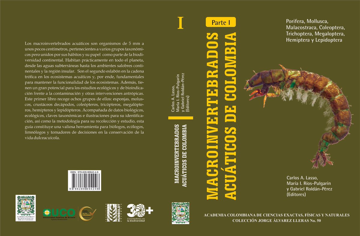Carlos Lasso (@classoalcala) on Twitter photo Nuevo 📕. Macroinvertebrados acuáticos de Colombia y bioindicacion. Parte I. Coedición <a href="/acadcienciacol/">AcadColdeCiencias</a> <a href="/uconiano/">UCO</a> <a href="/inst_humboldt/">Instituto Humboldt</a>. Atent@s lanzamiento finales septiembre en<a href="/acadcienciacol/">AcadColdeCiencias</a> y octubre I Congreso<a href="/NeolimnosRCL/">Red Colombiana de Limnología- NEOLIMNOS 🇨🇴</a> Nuevo 📕. Macroinvertebrados acuáticos de Colombia y bioindicacion. Parte I. Coedición <a href="/acadcienciacol/">AcadColdeCiencias</a> <a href="/uconiano/">UCO</a> <a href="/inst_humboldt/">Instituto Humboldt</a>. Atent@s lanzamiento finales septiembre en<a href="/acadcienciacol/">AcadColdeCiencias</a> y octubre I Congreso<a href="/NeolimnosRCL/">Red Colombiana de Limnología- NEOLIMNOS 🇨🇴</a>