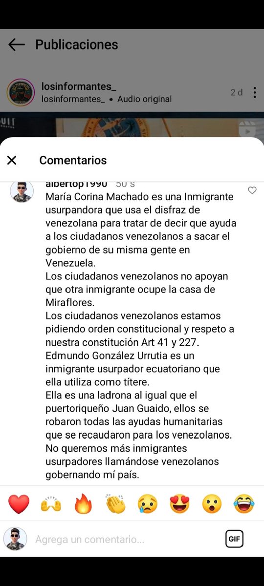 RamonRamonma's tweet photo. @Jhonffonseca María Corina Machado es:
Colombiana usurpadora colombiana resentida, desequilibrada, mitomana 
Violadora de nuestra constitución 
Art 32, 41, 227
No conoce el orden constitucional de Venezuela.
Es una delincuente que utiliza una identidad de muertos y fraudes en Venezuela. https://t.co/4TXbOGLm4s