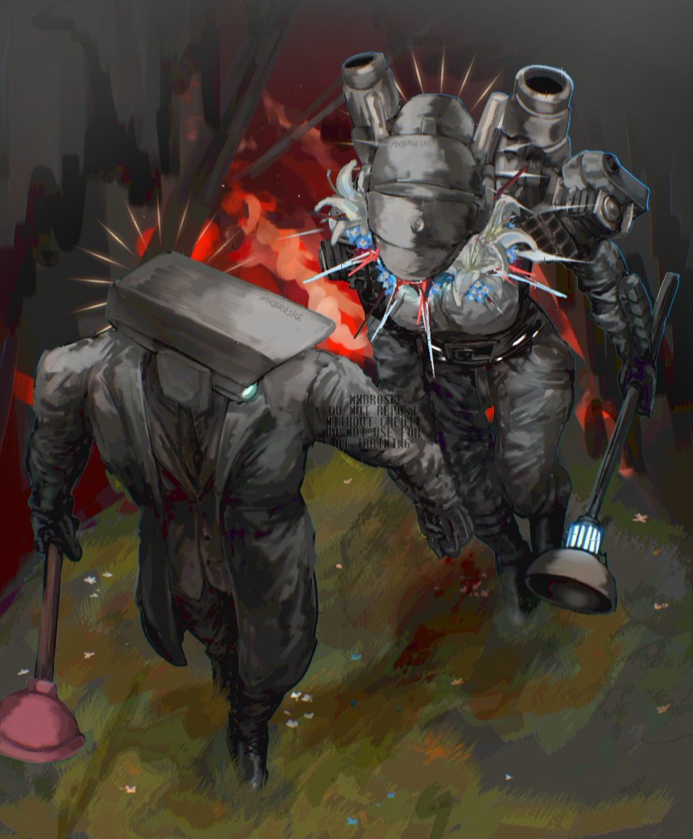 MxBroske's tweet image. AWAY FROM HELL
#SKIBIDITOILET #SkibidiToiletfanart #skibidi_toilet #SkibidiToiletart