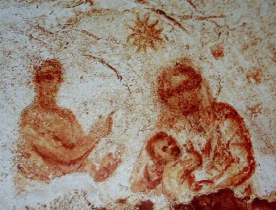 Pre-Nicean Orthodox iconography is so beautiful. I love the unchanging faith.