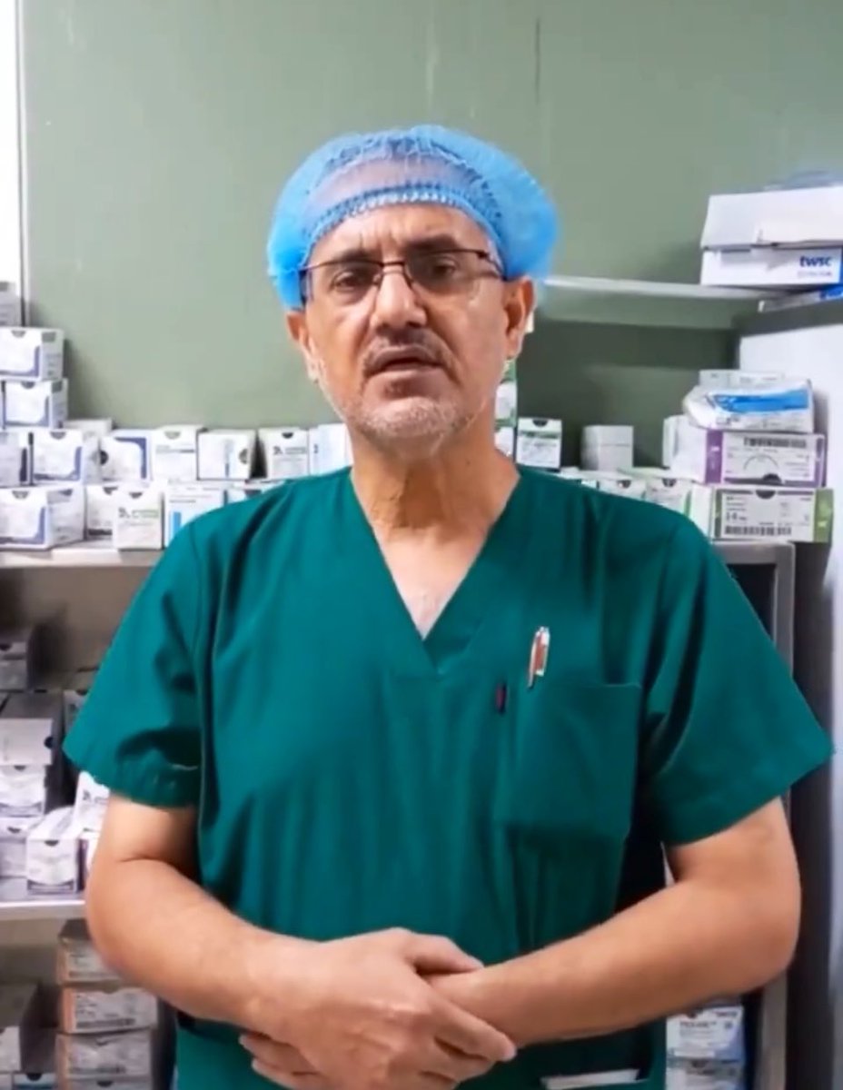 🚨Important statements from Dr. Fadel Naim <a href="/fnaim65/">Dr Fadel Naim</a> , Director of Al-Ahli Hospital in Gaza:
- Rejected Israel’s demands to evacuate northern Gaza hospitals.
- Confirmed hospitals are overcrowded with patients and the wounded.
- Warned of possible direct targeting but vowed to