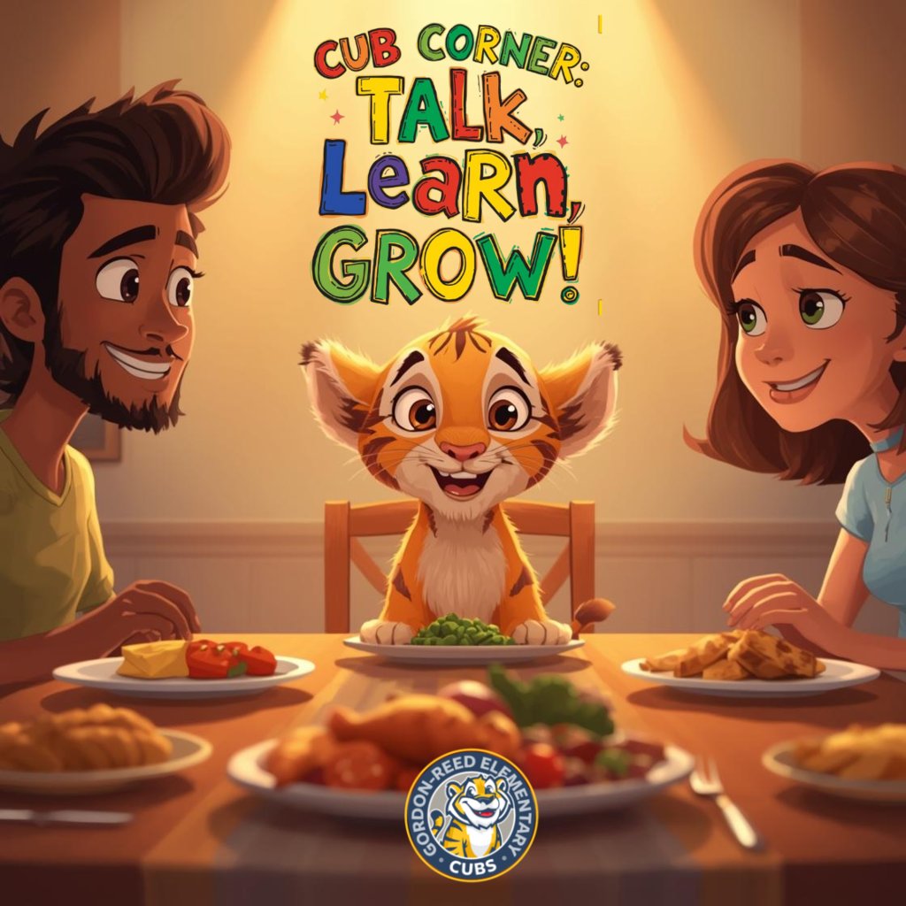 GordonReedCISD's tweet image. 🚨 New at Gordon-Reed! 🚨
Cub Corner: Talk, Learn, Grow Together is here—fresh monthly conversation starters to spark connection &amp;amp; growth at home. Don’t miss out!
Chat with your Cub, watch them grow—one conversation at a time!
#CubPride 💙💛
